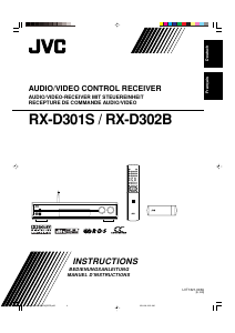 Mode d’emploi JVC RX-D302B Récepteur