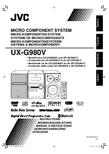Handleiding JVC UX-G980VE Stereoset