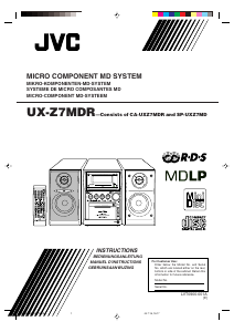 Bedienungsanleitung JVC UX-Z7MDR Stereoanlage