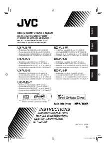 Handleiding JVC UX-VJ3-P Stereoset