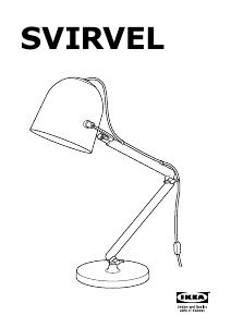 Manuale IKEA SVIRVEL Lampada