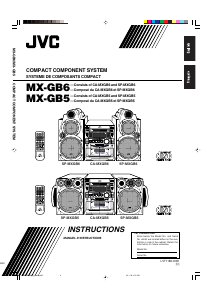 Manual JVC MX-GB5 Stereo-set