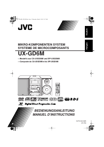 Bedienungsanleitung JVC UX-GD6ME Stereoanlage