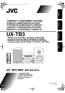 Handleiding JVC UX-TB3E Stereoset