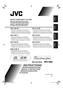 Manuale JVC UX-VJ5-W Stereo set