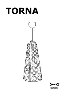 Brugsanvisning IKEA TORNA Lampe