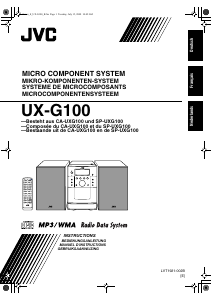 Bedienungsanleitung JVC UX-G100 Stereoanlage