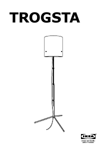 Manual IKEA TROGSTA Lampă