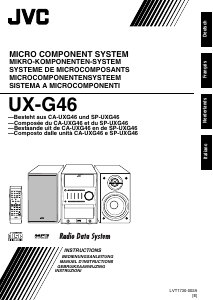 Bedienungsanleitung JVC UX-G46 Stereoanlage