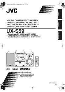 Bedienungsanleitung JVC UX-S59 Stereoanlage