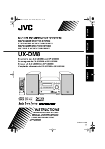 Bedienungsanleitung JVC UX-DM8 Stereoanlage