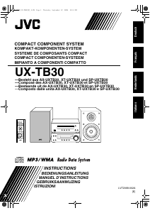Handleiding JVC UX-TB30E Stereoset