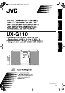 Handleiding JVC UX-G110 Stereoset