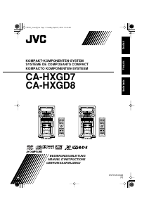 Bedienungsanleitung JVC CA-HXGD7 Stereoanlage