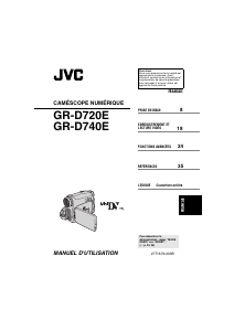 Mode d’emploi JVC GR-D740E Caméscope