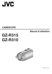 Mode d’emploi JVC GZ R315 Caméscope