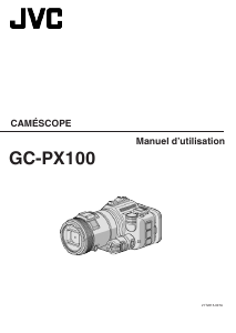 Mode d’emploi JVC GC-PX100BEU Caméscope
