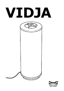 Manual IKEA VIDJA (Desk) Lampă