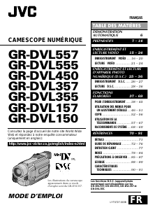 Mode d’emploi JVC GR-DVL150 Caméscope