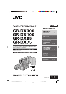 Mode d’emploi JVC GR-DX100 Caméscope