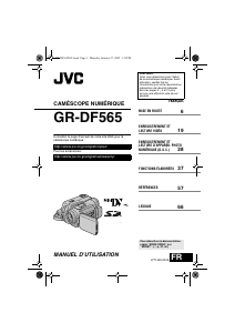 Mode d’emploi JVC GR-DF565 Caméscope