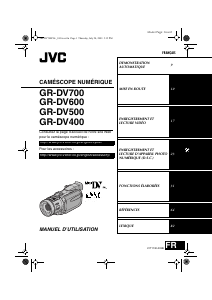 Mode d’emploi JVC GR-DV700 Caméscope