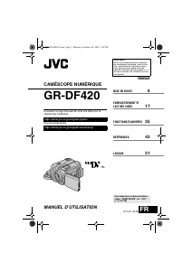 Mode d’emploi JVC GR-DF420E Caméscope