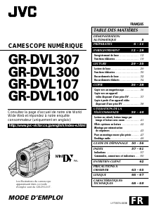 Mode d’emploi JVC GR-DVL107 Caméscope