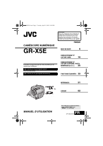 Mode d’emploi JVC GR-X5E Caméscope