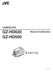 Mode d’emploi JVC GZ-HD620BEU Everio Caméscope