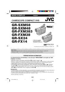 Mode d’emploi JVC GR-SXM58 Caméscope