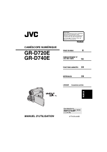 Mode d’emploi JVC GR-D720E Caméscope