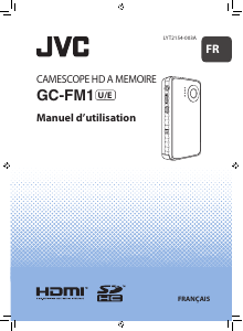 Mode d’emploi JVC GC-FM1 Caméscope