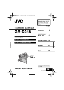 Mode d’emploi JVC GR-D248 Caméscope