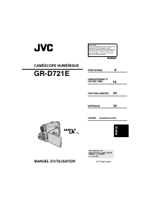 Mode d’emploi JVC GR-D721E Caméscope