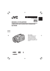 Mode d’emploi JVC GZ-HD3EX Caméscope