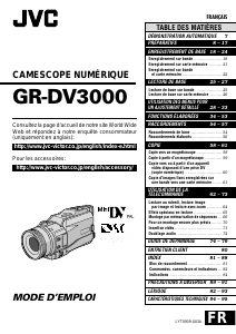 Mode d’emploi JVC GR-DV3000 Caméscope
