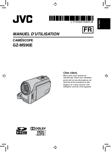 Mode d’emploi JVC GZ-MS90EU Caméscope