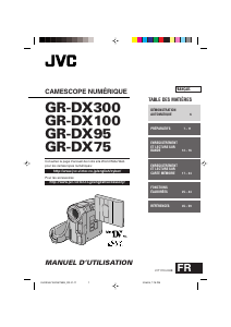 Mode d’emploi JVC GR-DX95 Caméscope