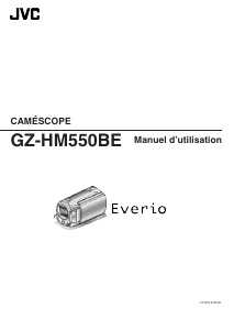 Mode d’emploi JVC GZ-HM550BEU Everio Caméscope