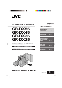 Mode d’emploi JVC GR-DX45 Caméscope