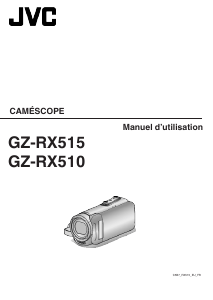 Mode d’emploi JVC GZ-RX515 Caméscope