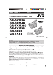 Mode d’emploi JVC GR-SX24 Caméscope