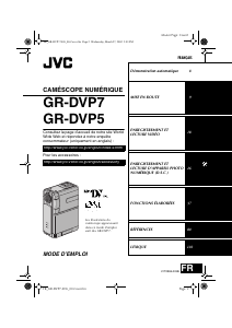 Mode d’emploi JVC GR-DVP5 Caméscope