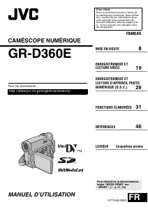 Mode d’emploi JVC GR-D360E Caméscope