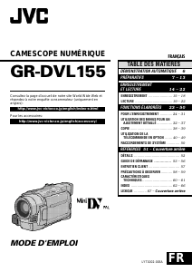 Mode d’emploi JVC GR-DVL155 Caméscope