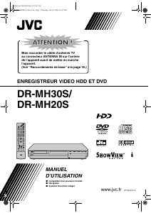 Mode d’emploi JVC DR-MH20S Lecteur DVD