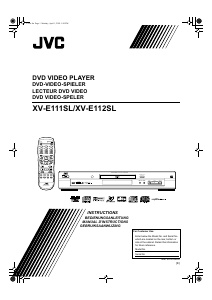 Mode d’emploi JVC XV-E112SL Lecteur DVD