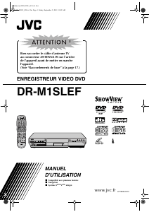 Mode d’emploi JVC DR-M1SLEF Lecteur DVD