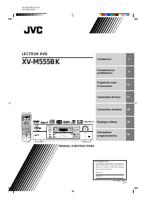 Mode d’emploi JVC XV-M555BK Lecteur DVD